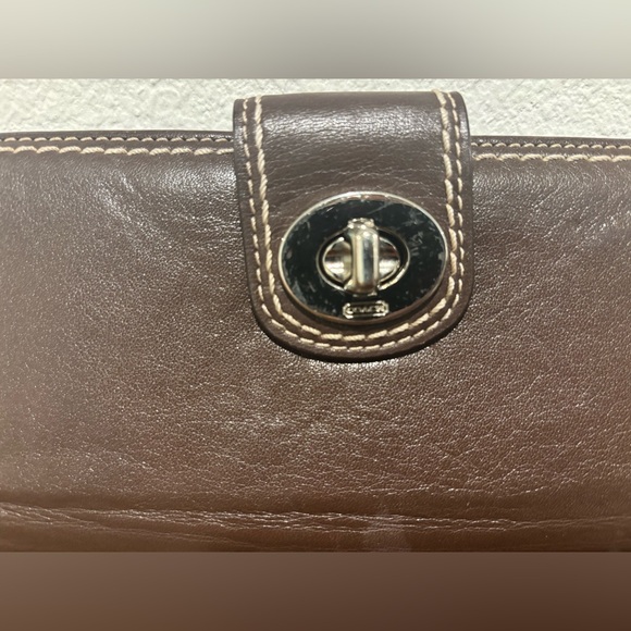 Coach Brown Leather Wallet - Picture 2 of 10